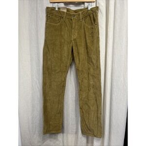 Levi's Low Pro Brown Corduroy Relaxed Straight Leg Pants Men Sz 30x30(32x30) NWT